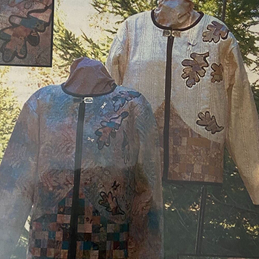 Moonlight Design MLD04 Pattern Just Leaf It To Me Vintage Stencil Wearable Art